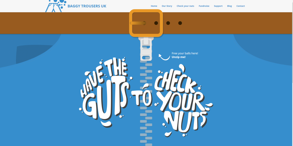 charity website